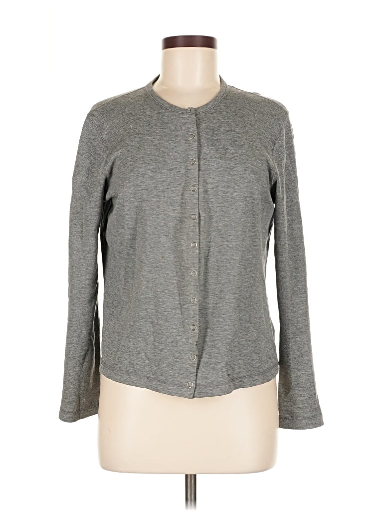 Pre-owned Polo Ralph Lauren Cardigan Sweater In Gray