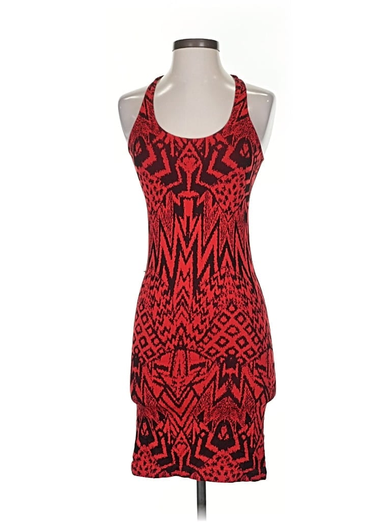Pre-owned Bebe Cocktail Dress In Red