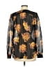 Bellatrix 100% Polyester Black Long Sleeve Blouse Size M - photo 2