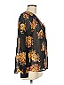 Bellatrix 100% Polyester Black Long Sleeve Blouse Size M - photo 4