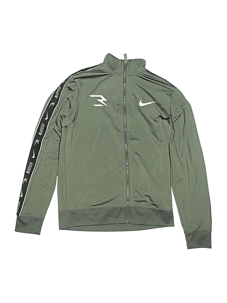 Pre-owned Nike 3brand By Russell Wilson Kids' Zip Up Hoodie In Green