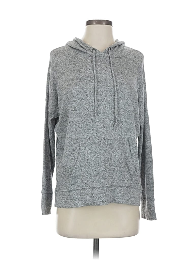Pre-owned American Eagle Outfitters Pullover Hoodie In Gray