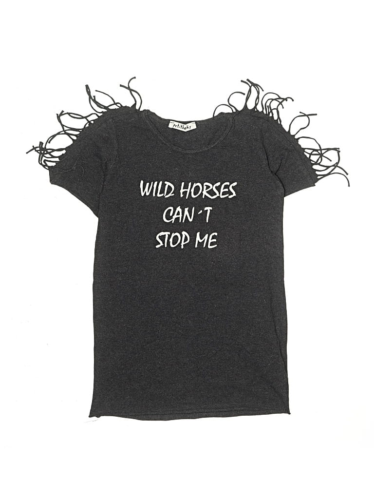 Pre-owned Assorted Brands Kids' Short Sleeve T-shirt In Gray