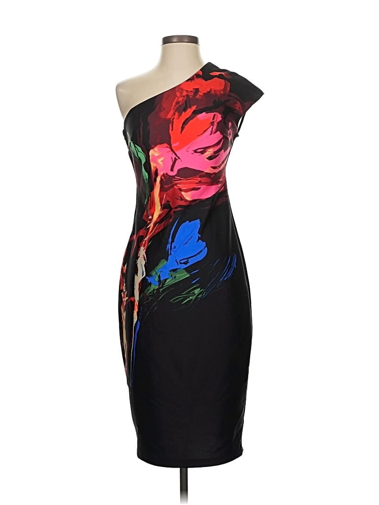 Pre-owned Bisou Bisou Cocktail Dress In Black