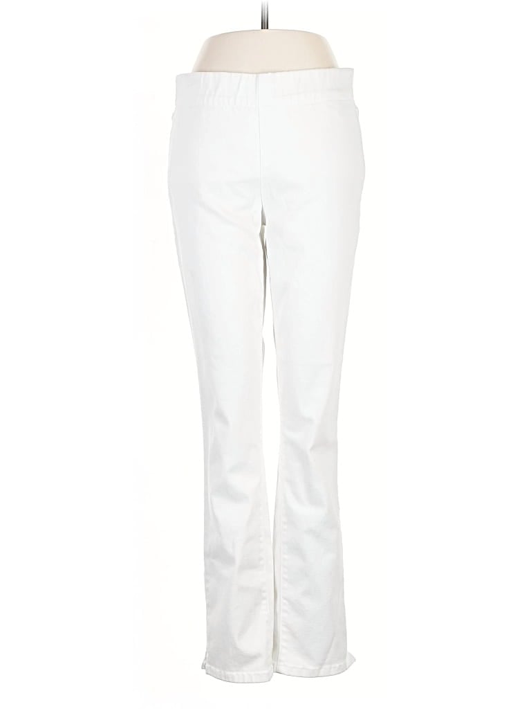 Pre-owned Nydj Casual Pants In White