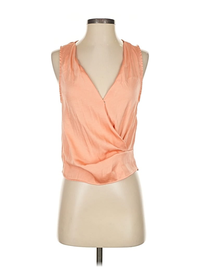 Pre-owned Unbranded Sleeveless Blouse In Pink