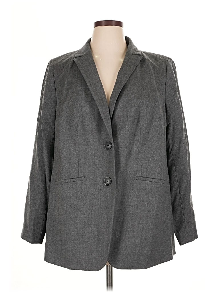 Click to view more detailed imagery on our partner's website Pre-owned Talbots Wool Blazer Jacket In Gray