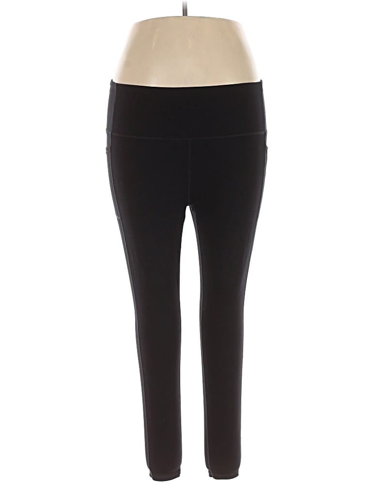 Pre-owned Skechers Active Pants In Black