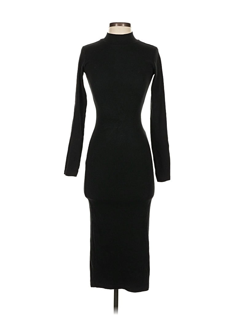 Pre-owned Pull & Bear Cocktail Dress In Black