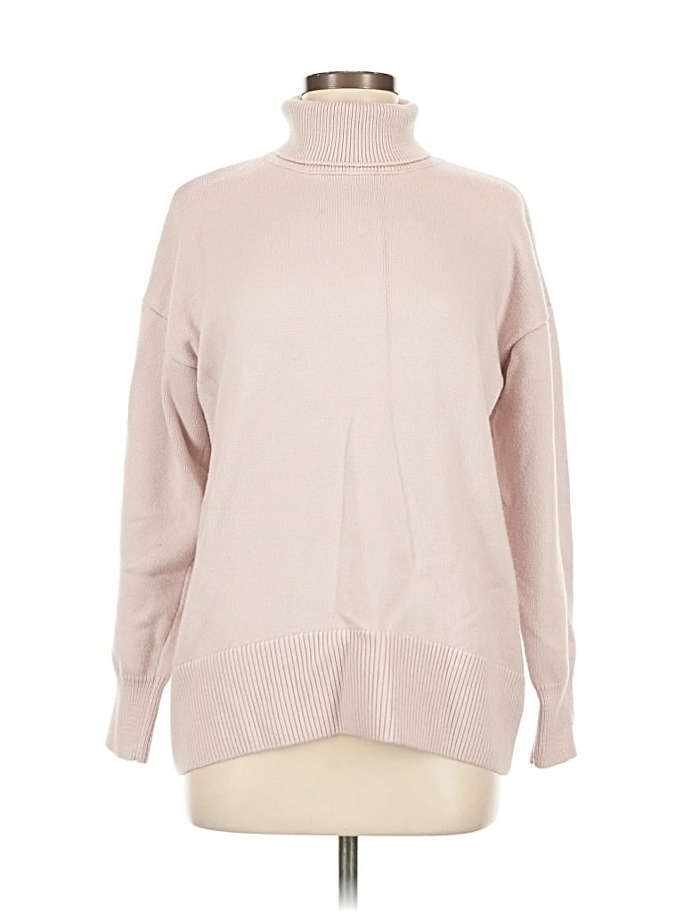 Pre-owned Unbranded Turtleneck Sweater In Pink