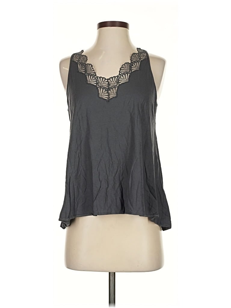 Click to view more detailed imagery on our partner's website Pre-owned Natori Sleeveless Blouse In Gray