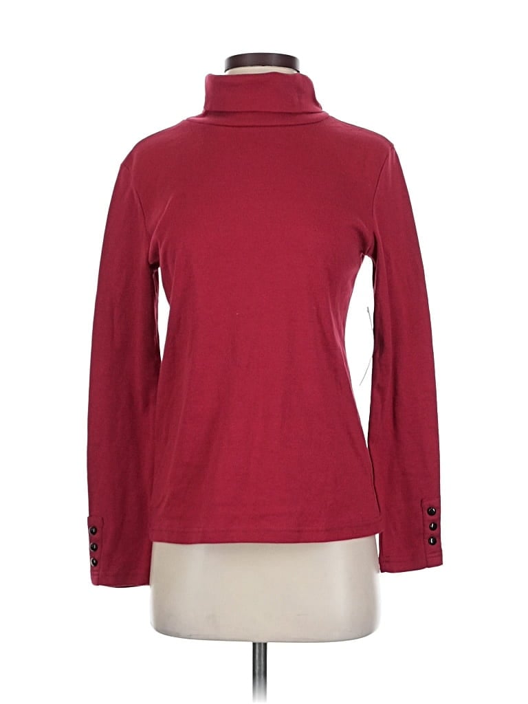 Assorted Brands Long Sleeve Turtleneck In Red