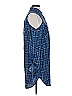 Billy T 100% Lyocell Blue Sleeveless Button-Down Shirt Size XS - photo 4