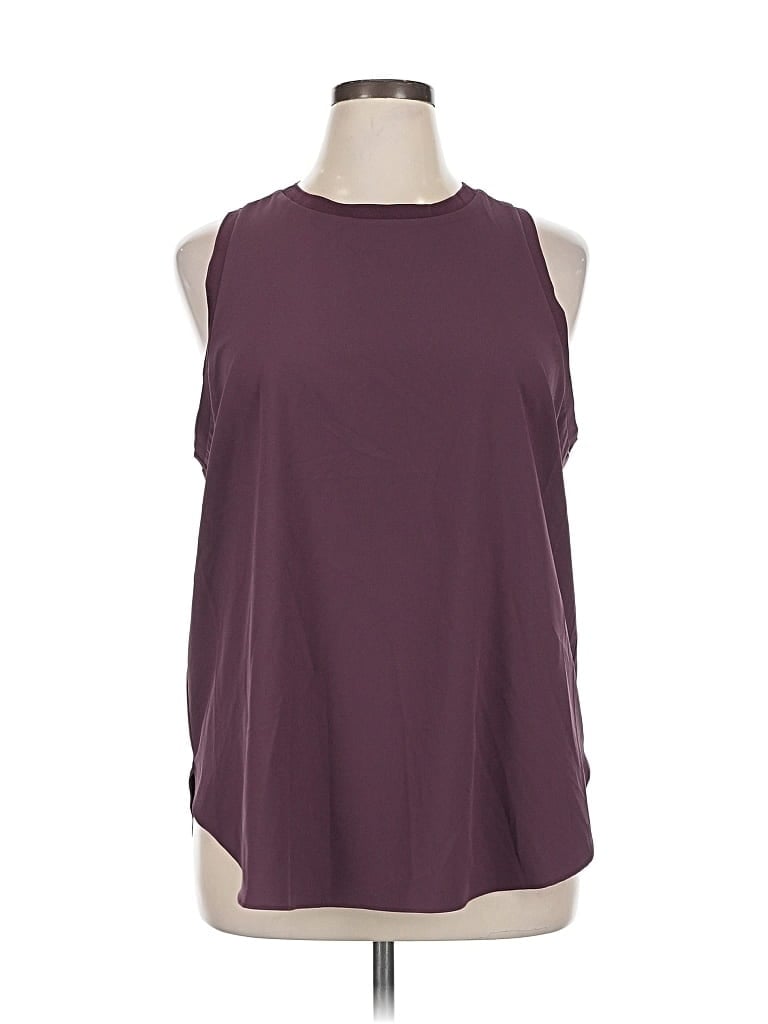 Pre-owned Br Standard Sleeveless Blouse In Burgundy