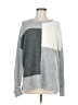Maude Vivante Color Block Gray Pullover Sweater Size M - photo 1