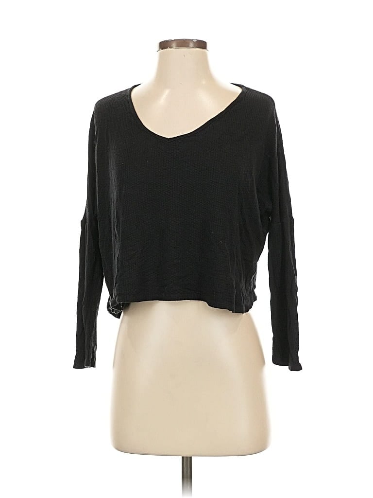 Pre-owned One Clothing 3/4 Sleeve T-shirt In Black