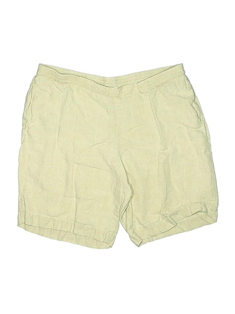 Pre-owned Jjill Khaki Shorts In Green