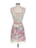 Dex 100% Polyester Paisley Ivory Casual Dress Size S - photo 2