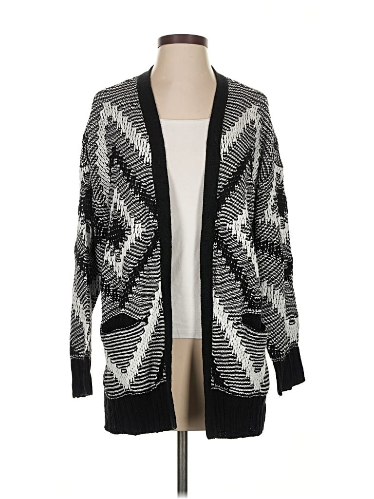 Pre-owned Divided By H&m Cardigan Sweater In Black