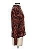 Ann Taylor Animal Print Orange Turtleneck Sweater Size XS - photo 4