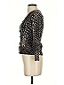 Trina Turk 100% Wool Animal Print Black Cardigan Size XXS (estimated) - photo 5