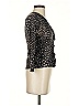 Trina Turk 100% Wool Animal Print Black Cardigan Size XXS (estimated) - photo 4
