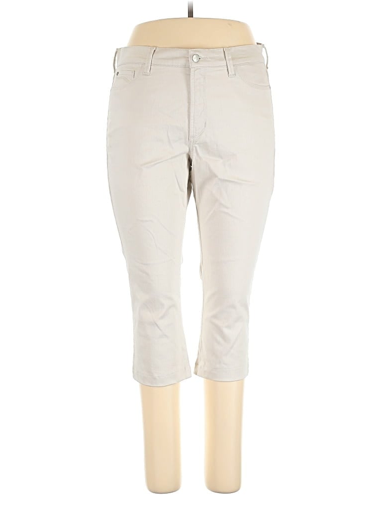 Pre-owned Nydj Jeggings In White