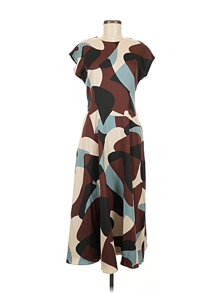 Pre-owned Maggy London Casual Dress In Brown