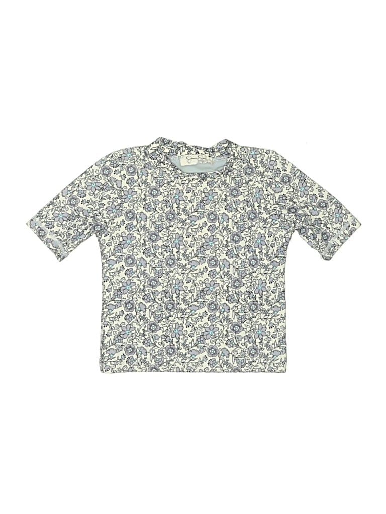 Pre-owned Jessica Simpson Kids' Rash Guard In Purple