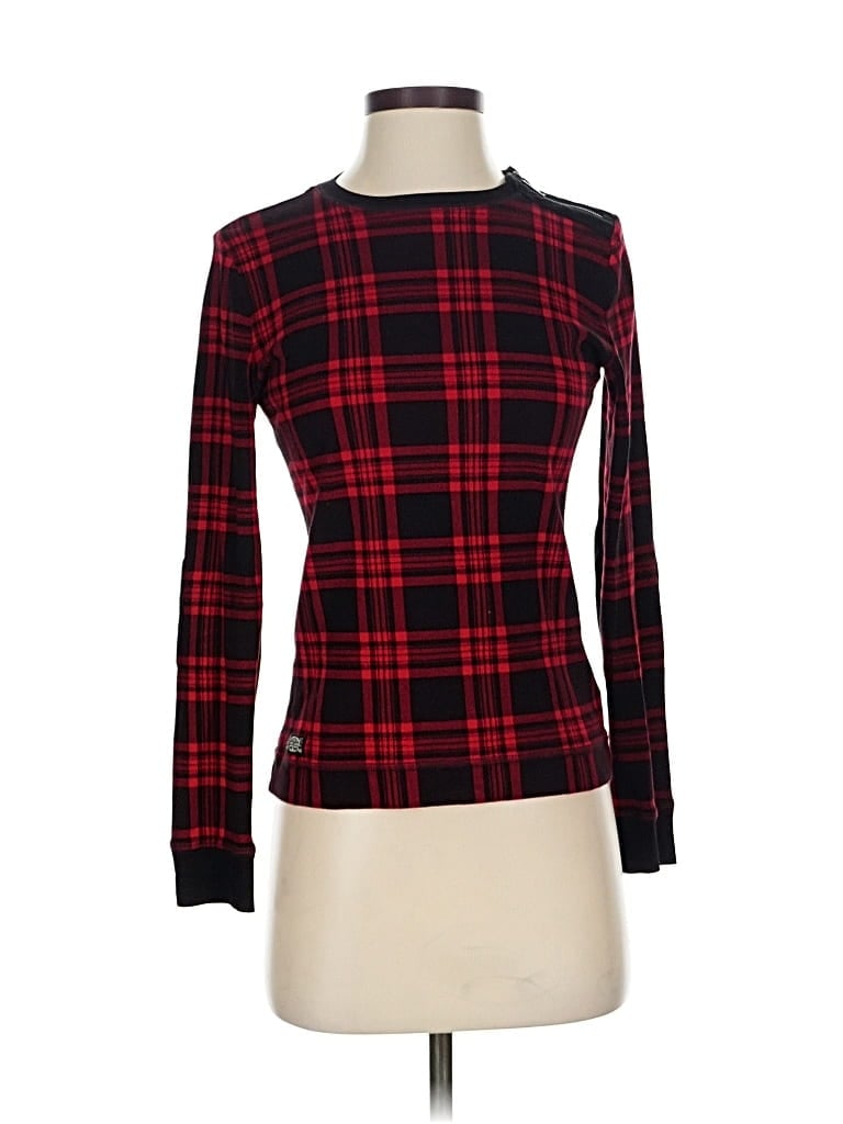 Pre-owned Lauren Jeans Co. Long Sleeve T-shirt In Red