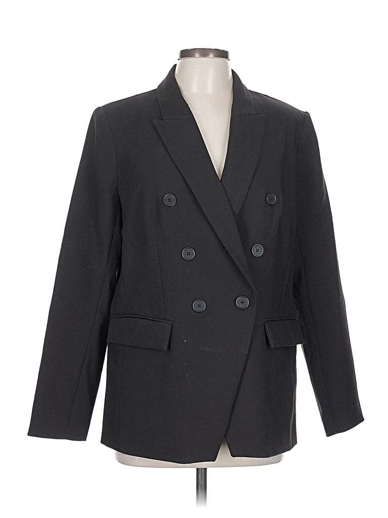Pre-owned Nine West Blazer Jacket In Black