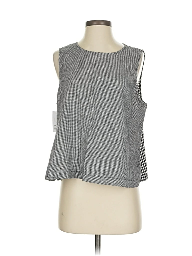 Pre-owned Croft & Barrow Sleeveless Blouse In Black