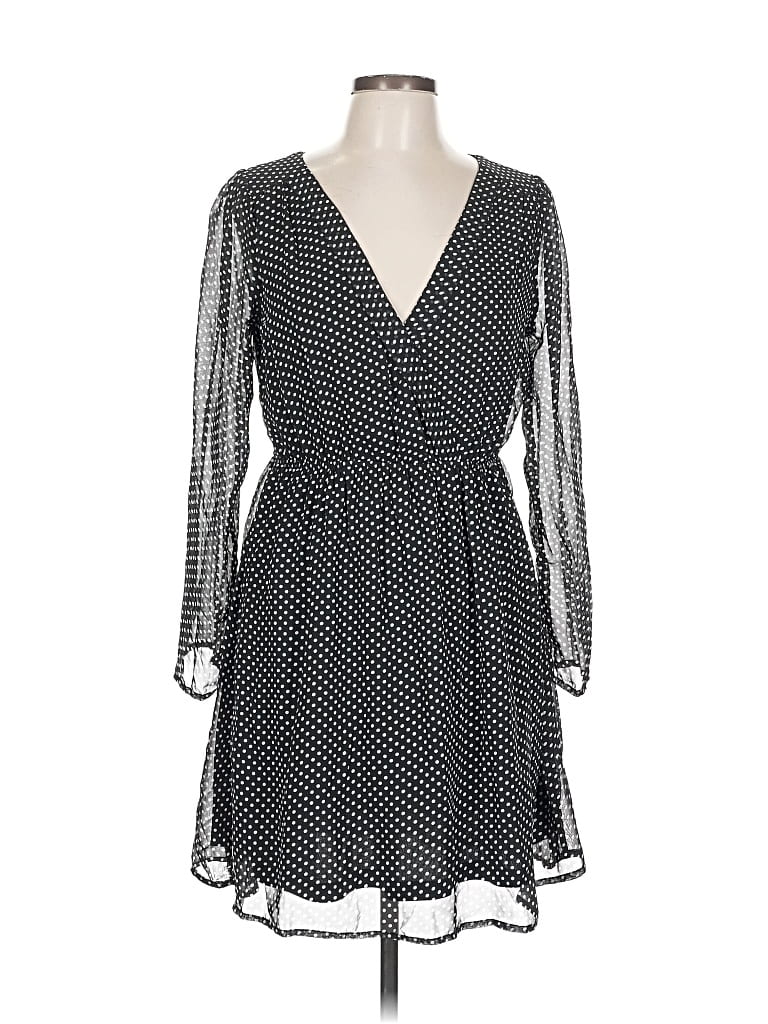 Pre-owned Doe & Rae Casual Dress In Black