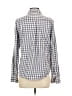 Garnet Hill 100% Cotton Checkered-gingham Gray Long Sleeve Button-Down Shirt Size 4 - photo 2