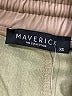 Maverick Solid Tan Faux Leather Shorts Size XS - photo 3