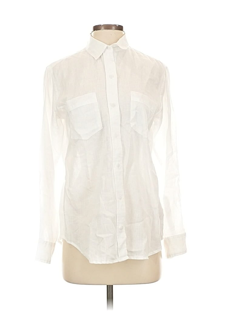 Click to view more detailed imagery on our partner's website Pre-owned Gap Long Sleeve Button Down Shirt In White