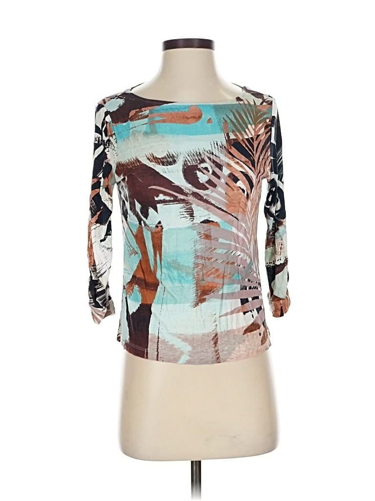 Click to view more detailed imagery on our partner's website Pre-owned Chico's 3/4 Sleeve Blouse In Blue