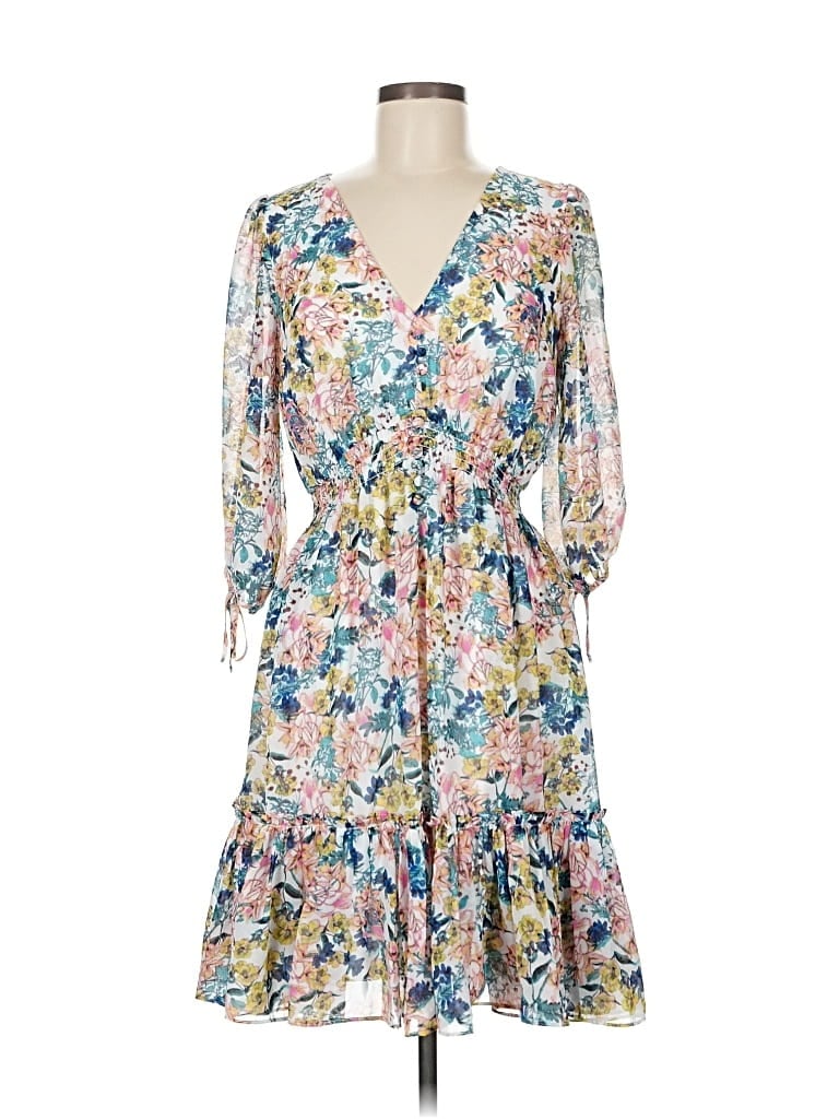 Pre-owned Taylor Casual Dress In Blue