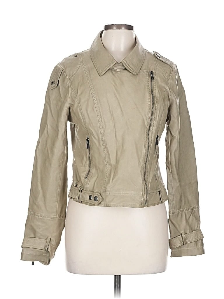 Pre-owned Blanc Noir Jacket In Brown