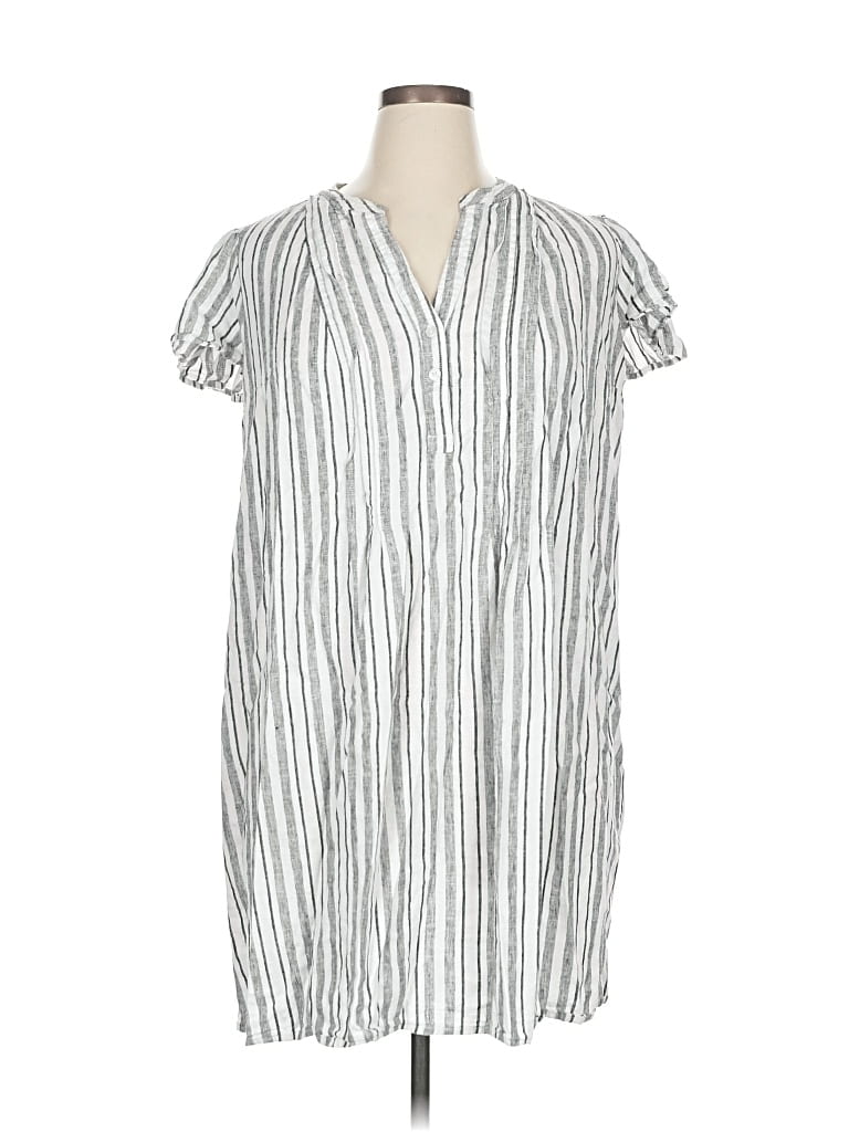 Pre-owned Terra & Sky Casual Dress In Silver