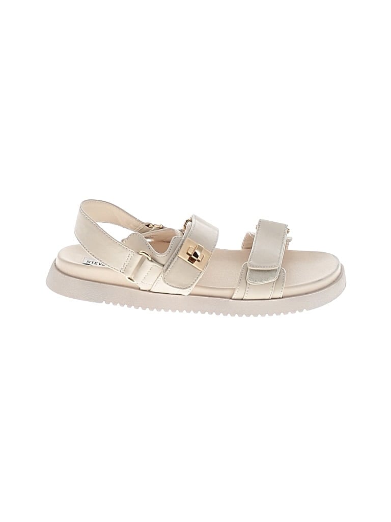 Pre-owned Steve Madden Sandals In White