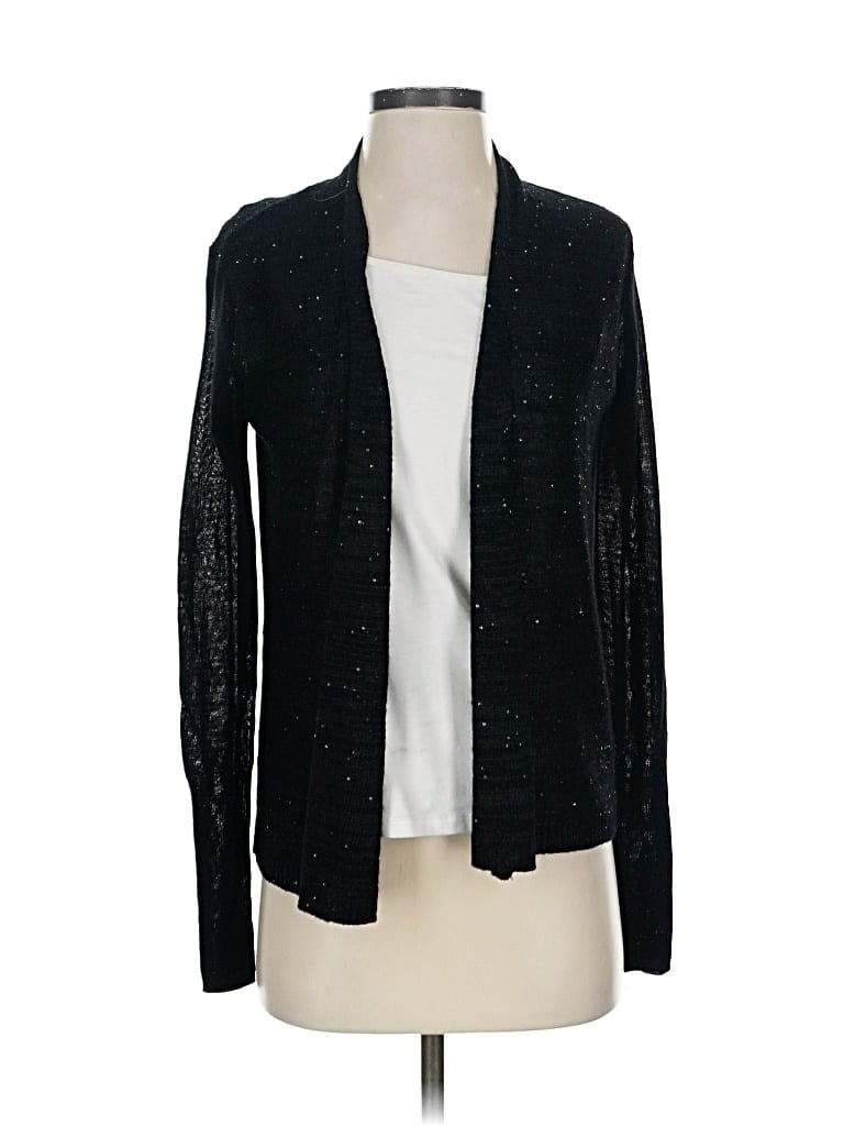 Pre-owned Ann Taylor Loft Cardigan Sweater In Black