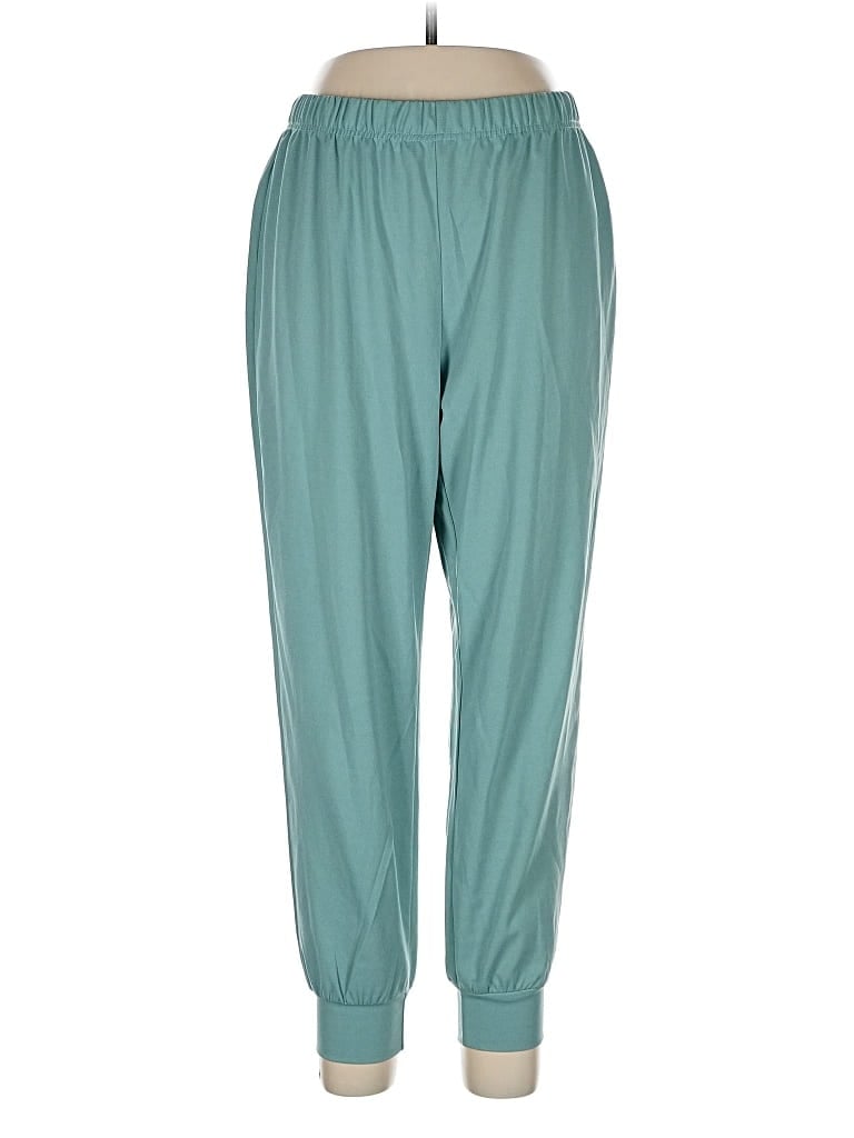 Pre-owned Shein Curve Casual Pants In Blue