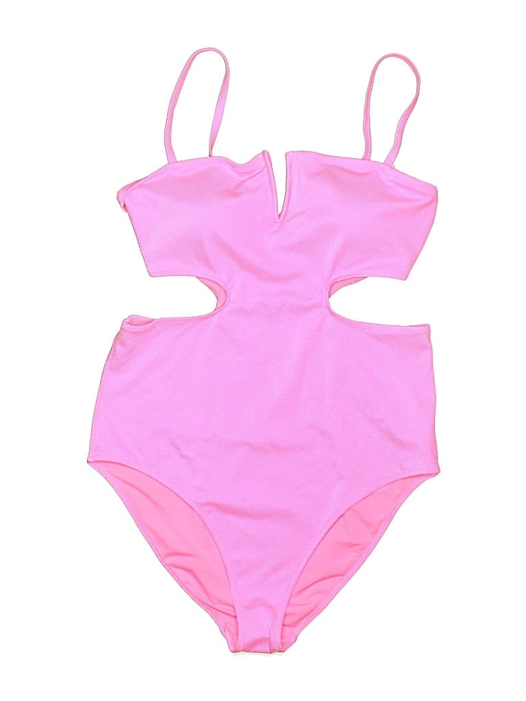 Pre-owned Aerie One Piece Swimsuit In Pink