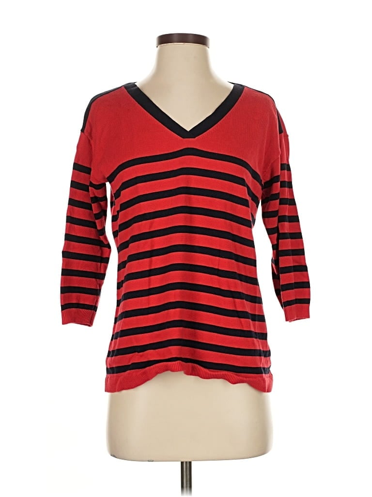 Pre-owned Talbots Pullover Sweater In Red