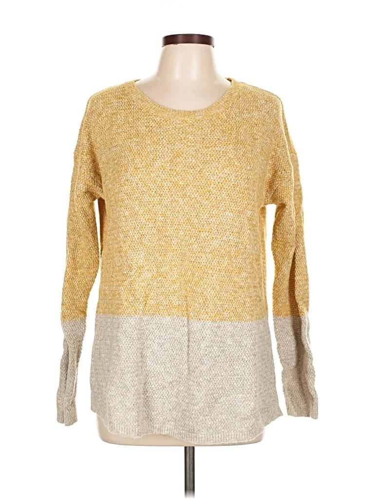 Pre-owned Fat Face Pullover Sweater In Yellow