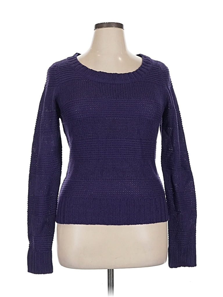 Pre-owned Arizona Jean Company Pullover Sweater In Purple