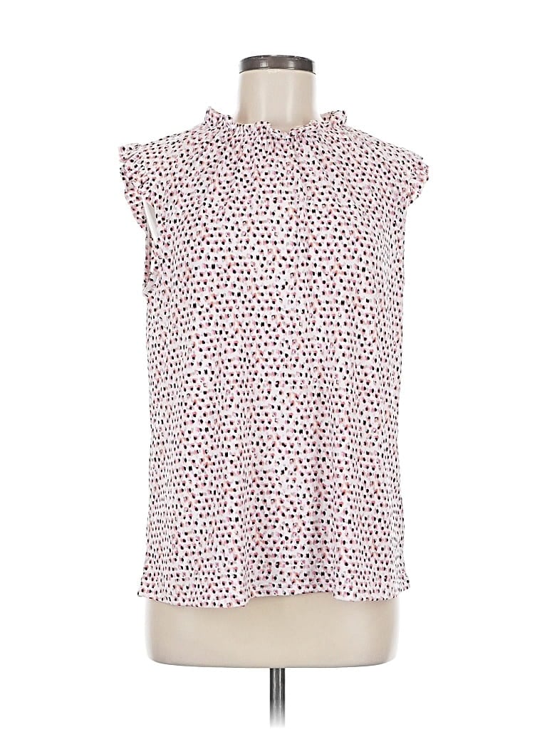 Pre-owned Adrianna Papell Sleeveless Blouse In Pink