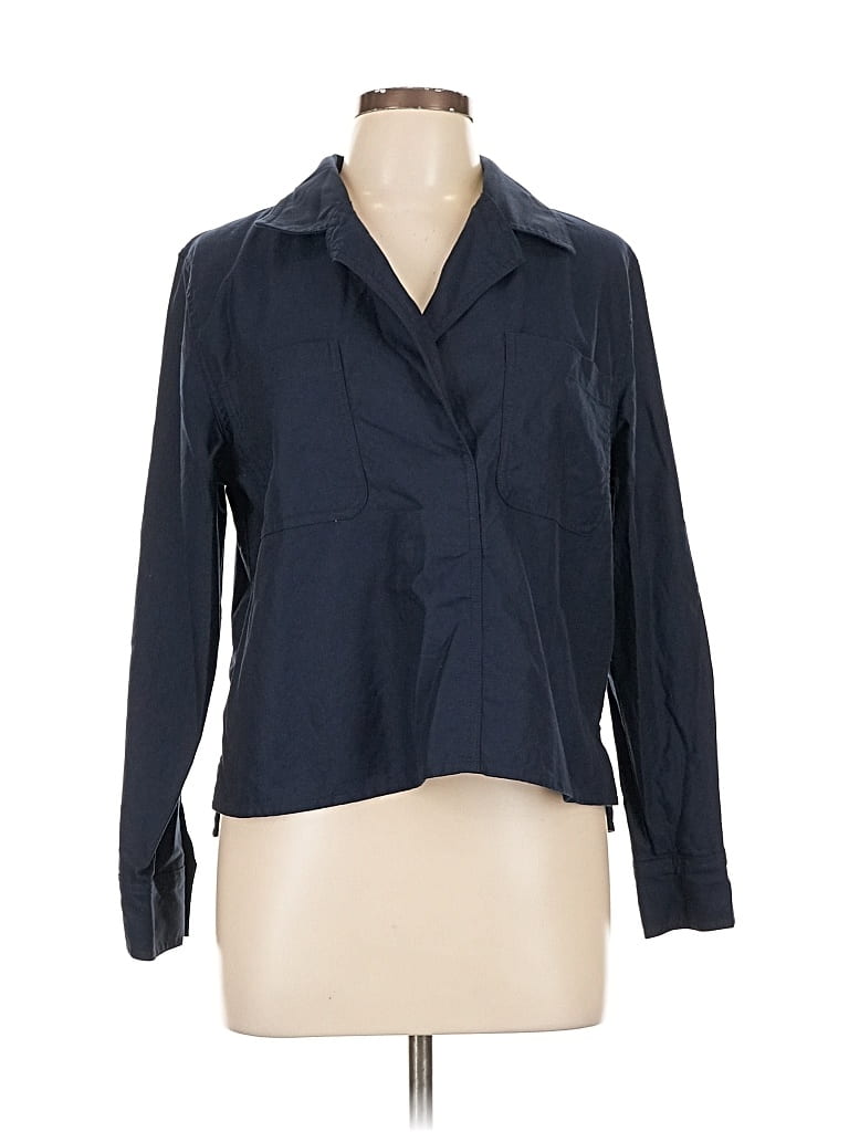 Pre-owned Banana Republic Factory Store Blazer Jacket In Blue