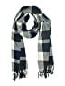Plush Checkered-gingham Gray Blue Scarf One size - photo 1